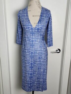 West Coast Art Print Wrap Dress
